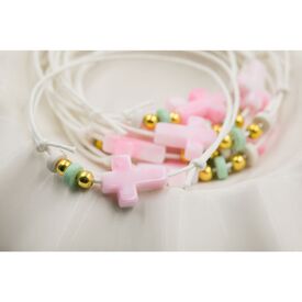 Kymi Μαρτυρικό Βάπτισης Βραχιόλι S52 50τεμ - Μαρτυρικά στο Oneirokosmos