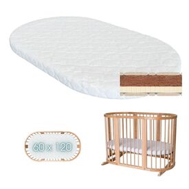 IngVart Στρώμα Midi Οβάλ Cocolatex 60 x 120 εκ. - Βρεφικά Στρώματα στο Oneirokosmos