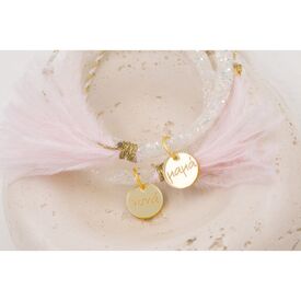 Kymi Μαρτυρικό Βάπτισης Βραχιόλι ΜΝ309 2τεμ - Μαρτυρικά στο Oneirokosmos