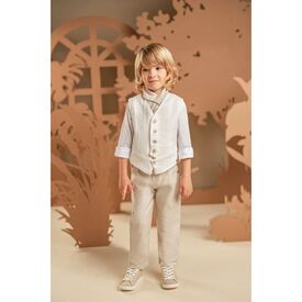 Baby Bloom Βαπτιστικό Σέτ Αγορίστικο 126.03.8590 - Ρούχα Βάπτισης για Αγόρι στο Oneirokosmos