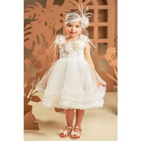 Baby Bloom Φόρεμα Βάπτισης 126.108.7980 - Ρούχα Βάπτισης για Κορίτσι στο Oneirokosmos