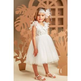 Baby Bloom Φόρεμα Βάπτισης 126.111.7580 - Ρούχα Βάπτισης για Κορίτσι στο Oneirokosmos