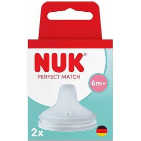 Nuk Perfect Match Ρύγχος Σιλικόνης 6m+ 2τμχ 10256514 - Θηλές στο Oneirokosmos