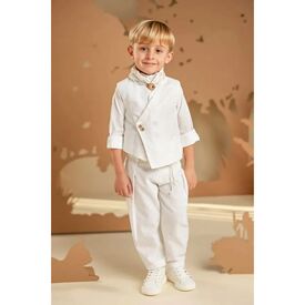 Baby Bloom Βαπτιστικό Σέτ Αγορίστικο 126.01.8970 - Ρούχα Βάπτισης για Αγόρι στο Oneirokosmos