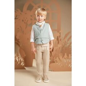 Baby Bloom Βαπτιστικό Σέτ Αγορίστικο 126.11.7980 - Ρούχα Βάπτισης για Αγόρι στο Oneirokosmos