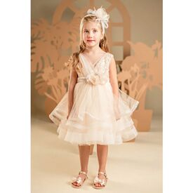 Baby Bloom Φόρεμα Βάπτισης 126.121.7980 - Ρούχα Βάπτισης για Κορίτσι στο Oneirokosmos