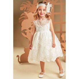 Baby Bloom Φόρεμα Βάπτισης 126.126.6580 - Ρούχα Βάπτισης για Κορίτσι στο Oneirokosmos