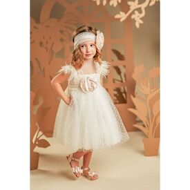 Baby Bloom Φόρεμα Βάπτισης 126.136.6590 - Ρούχα Βάπτισης για Κορίτσι στο Oneirokosmos