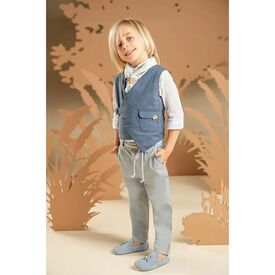 Baby Bloom Βαπτιστικό Σέτ Αγορίστικο 126.14.7580 - Ρούχα Βάπτισης για Αγόρι στο Oneirokosmos