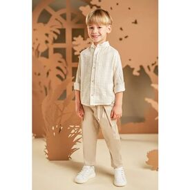 Baby Bloom Βαπτιστικό Σέτ Αγορίστικο 126.28.5570 - Ρούχα Βάπτισης για Αγόρι στο Oneirokosmos