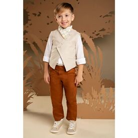 Baby Bloom Βαπτιστικό Σέτ Αγορίστικο 126.30.7580 - Ρούχα Βάπτισης για Αγόρι στο Oneirokosmos