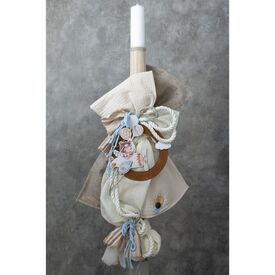 Loukia Λαμπάδα Βάπτισης "Little Pilot Bear" Ε703 - Για Αγόρι στο Oneirokosmos