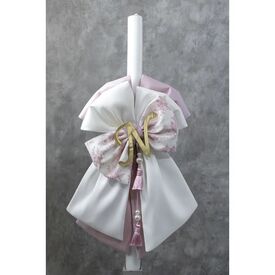 Loukia Λαμπάδα Βάπτισης "Sissy Bow" Ε745 - Για Κορίτσι στο Oneirokosmos