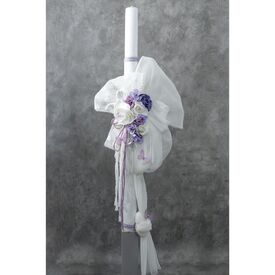 Loukia Λαμπάδα Βάπτισης "Iris" Ε748 - Για Κορίτσι στο Oneirokosmos