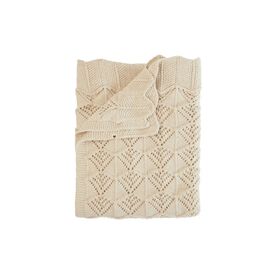 BIBS Πλεκτή Κουβέρτα 70X100 εκ.  Wavy Ivory 9406216 - Κουβέρτες Αγκαλιάς στο Oneirokosmos