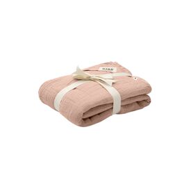 BIBS  Muslin Κουβέρτα 120X120 εκ. Blush 9402244 - Πάνες-Λαβέτες-Σελτέδες στο Oneirokosmos