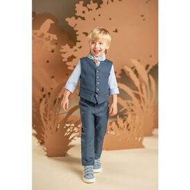 Baby Bloom Βαπτιστικό Σέτ Αγορίστικο 126.49.8570 - Ρούχα Βάπτισης για Αγόρι στο Oneirokosmos