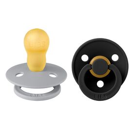 Bibs Σετ Πιπίλες Colour Latex No3  Cloud / Black 2τμχ. 130270 - Πιπίλες στο Oneirokosmos