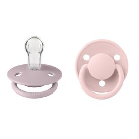 Bibs Σετ Πιπίλες De Lux Σιλικόνης Onesize Blossom / Dusky Lilac 2 τμχ 150295 - Πιπίλες στο Oneirokosmos