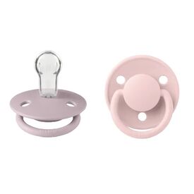 Bibs Σετ Πιπίλες De Lux Σιλικόνης Onesize Blossom / Dusky Lilac 2 τμχ 150295 - Πιπίλες στο Oneirokosmos