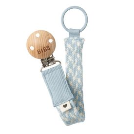 BIBS Braid Κλιπ Πιπίλας Baby Blue/Ivory 9401112 - Πιπίλες στο Oneirokosmos