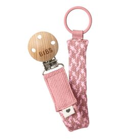 BIBS Braid Κλιπ Πιπίλας Dusty Pink/Baby Pink 9401114 - Πιπίλες στο Oneirokosmos