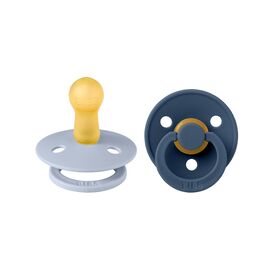 Bibs Σετ Πιπίλες Colour Latex No2 Dusty Blue / Steel Blue  2τμχ. 120428 - Πιπίλες στο Oneirokosmos