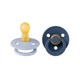 Bibs Σετ Πιπίλες Colour Latex No2 Dusty Blue / Steel Blue  2τμχ. 120428 - Πιπίλες στο Oneirokosmos