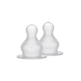 BIBS Σετ Θηλές από Σιλικόνη Medium Flow 2τμχ 5000012 - Θηλές στο Oneirokosmos