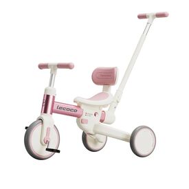 Lecoco Τρίκυκλο Πολυλειτουργικό Ποδήλατο  C-walker S3 Ρόζ  L-692999 - Ποδήλατα από 6 μηνών στο Oneirokosmos