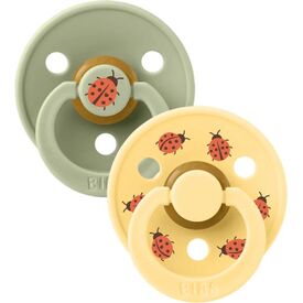 Bibs Πιπίλα Latex Studio Colour Ladybug Sage Mix 2τμχ. Νο1 11025102 - Πιπίλες στο Oneirokosmos