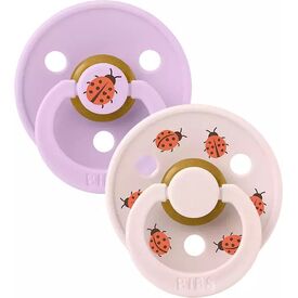 Bibs Πιπίλα Latex Studio Colour Ladybug/Violet Sky Mix 2τμχ. Νο2 12025103 - Πιπίλες στο Oneirokosmos