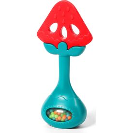 BabyOno Μασητικό με κουδουνίστρα-Καρπούζι ΒΝ499/02 - Μασητικά - Κρίκοι Οδοντοφυΐας στο Oneirokosmos