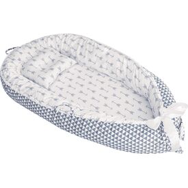 Greco Strom Μειωτήρας Baby nest lounger Triangle Blue VRE.NES.LOU.TBL - Βρεφικές Φωλίτσες στο Oneirokosmos