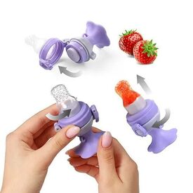 BabyOno Βρεφικός τροφοδότης φαγητού με 2 εξαρτήματα  Λουλούδι BN1542 - Μπιμπερό στο Oneirokosmos