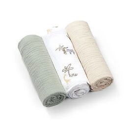 BabyOno Σετ Βαμβακερές μουσελίνες 70x70 cm  3 τμχ BN828/04 - Πάνες-Λαβέτες-Σελτέδες στο Oneirokosmos
