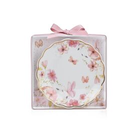 Soap Tales Μπομπονιέρα Βάπτισης Πιατάκι Πορσελάνης Pink Blossoom ST01027 - Για Κορίτσι στο Oneirokosmos