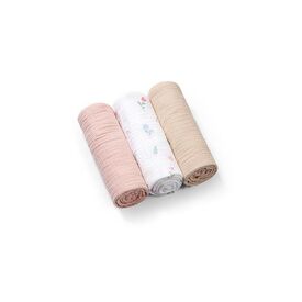 BabyOno Σετ Βαμβακερές μουσελίνες 70x70 cm  3 τμχ BN828/01 - Πάνες-Λαβέτες-Σελτέδες στο Oneirokosmos