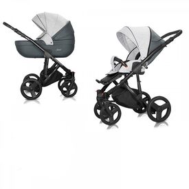 MILU KIDS ΣΥΣΤΗΜΑ ΜΕΤΑΦΟΡΑΣ STARLET EKO 2 IN 1  CREAMY GREY - Πολυκαρότσια, Συστήματα Μεταφοράς στο Oneirokosmos