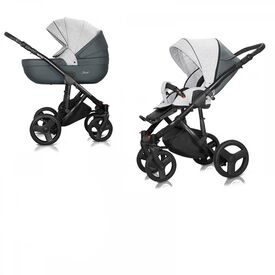 MILU KIDS ΣΥΣΤΗΜΑ ΜΕΤΑΦΟΡΑΣ STARLET EKO 2 IN 1  CREAMY GREY - Πολυκαρότσια, Συστήματα Μεταφοράς στο Oneirokosmos