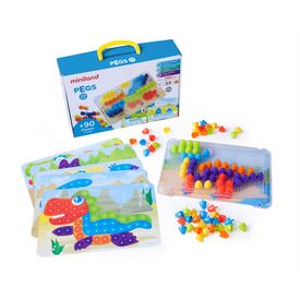 ΜΩΣΑΪΚΟ ΠΑΙΧΝΙΔΙ MINILAND PEGS 90 TMX - Εκπαιδευτικά Παιχνίδια στο Oneirokosmos