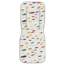 X-TREME BABY ΣΤΡΩΜΑ ΚΑΡΟΤΣΙΟΥ MONΗΣ ΟΨΗΣ 35 x 83 CM  PISCIS WHITE - Αξεσουάρ Καροτσιών στο Oneirokosmos