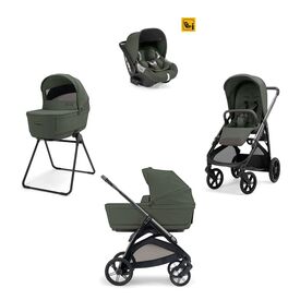 Inglesina Aptica Σύστημα Μεταφοράς Quattro Με Κάθισμα Αυτοκινήτου Darwin Ivy Green  / Litio Black KA61T0IVG - Πολυκαρότσια, Συστήματα Μεταφοράς στο Oneirokosmos