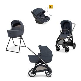 Inglesina Aptica Σύστημα Μεταφοράς Quattro Με Κάθισμα Αυτοκινήτου Darwin Recline Evo Sapphire Blue  / Litio Black KA62T0SRB - Πολυκαρότσια, Συστήματα Μεταφοράς στο Oneirokosmos