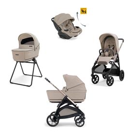 Inglesina Aptica Σύστημα Μεταφοράς Quattro Με Κάθισμα Αυτοκινήτου Darwin Recline Evo Vicuna Beige  / Palladio Black KA62T0VIB - Πολυκαρότσια, Συστήματα Μεταφοράς στο Oneirokosmos