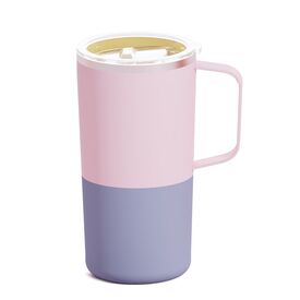 Asobu Κεραμική Κούπα Θερμός Tower Pastel Pink 600ml SM90 - Θερμός & Ισοθερμικά Προϊόντα στο Oneirokosmos
