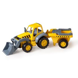 ΠΑΙΔΙΚΟ ΟΧΗΜΑ SUPER TRACTOR WITH TRAILER - Εκπαιδευτικά Παιχνίδια στο Oneirokosmos