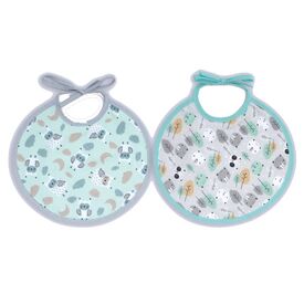 X-TREME BABY ΣΕΤ 2 ΣΑΛΙΑΡΕΣ ΠΕΤΣΕΤΑ ΜΕ ΠΛΑΣΤΙΚΟ 19 x 19 CM - Σαλιάρες στο Oneirokosmos