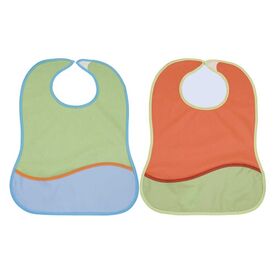 X-TREME BABY ΣΕΤ 2 ΣΑΛΙΑΡΕΣ ΠΛΑΣΤΙΚΟ ΜΕ ΣΚΡΑΤΣ 31 X 42 CM - Σαλιάρες στο Oneirokosmos