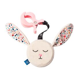 WHISBEAR HUMMING BUNNY CREAM ΜΕ ΡΟΖ ΗΧΟΥΣ ΚΑΙ ΚΛΙΠΣ - Βρεφικά Παιχνίδια στο Oneirokosmos